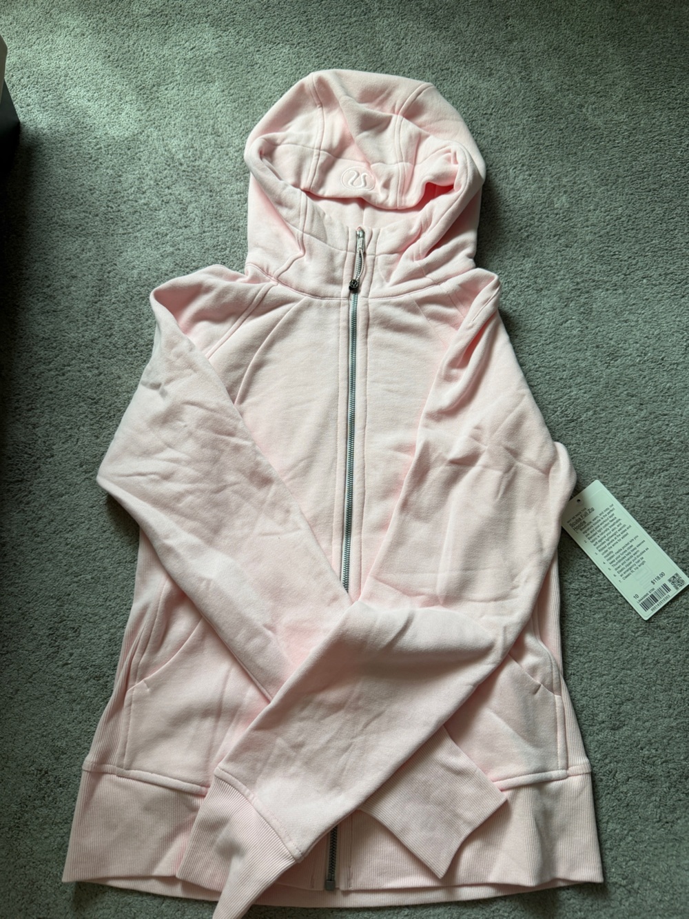 NWT lululemon Scuba Hoodie Size 10 in Strawberry Milkshake